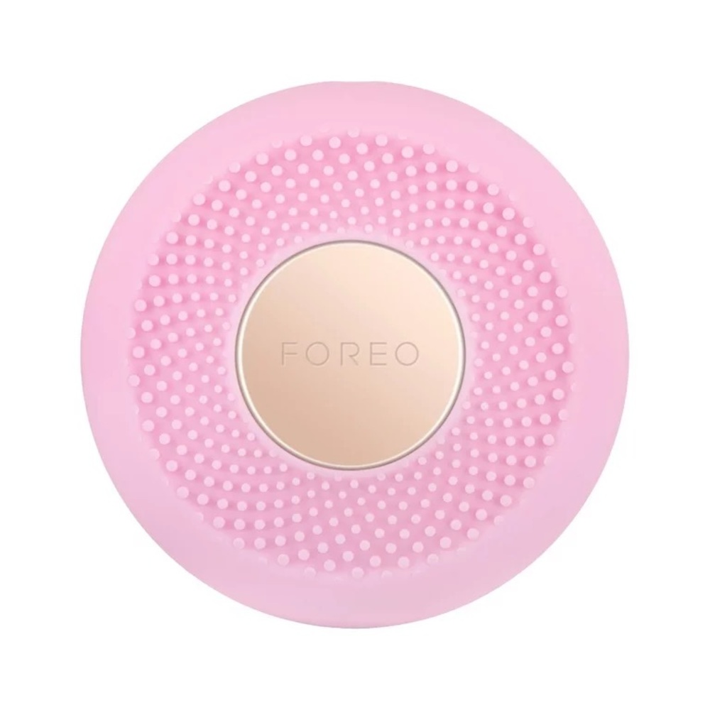 FOREO UFO MINI mask PINK GOLD FACE RED LIGHT